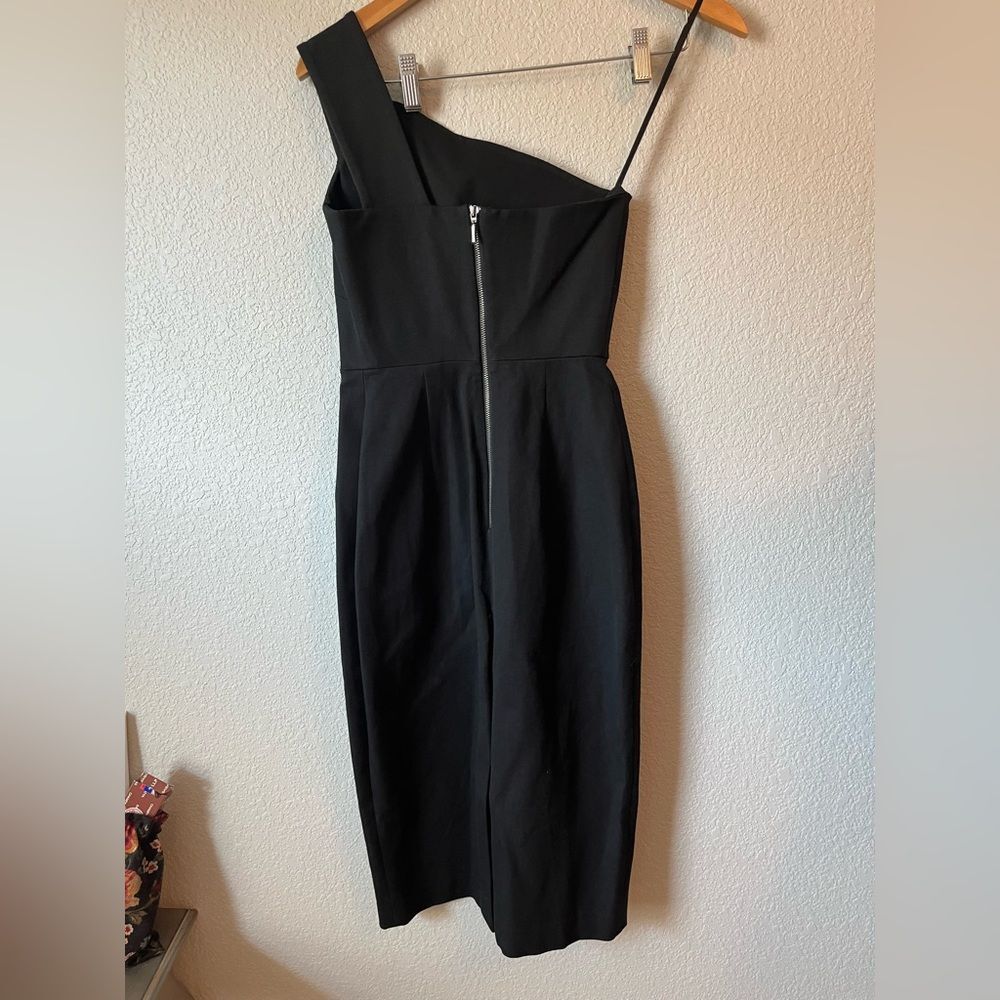 BR/ROLAND MOURET COLLECTION ONE-SHOULDER DRESS size 0 event holiday fancy party - Picture 4 of 6